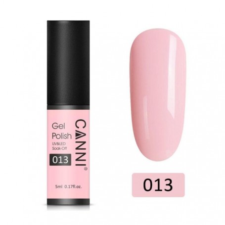 013 5ml Light Pink Canni Mini gelinis nagų lakas