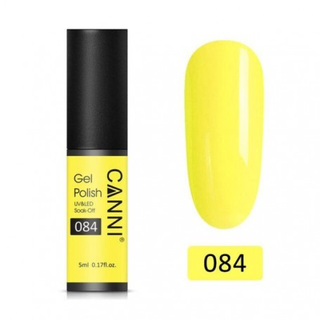 084 5ml Milk Yellow Canni Mini Gel Polish