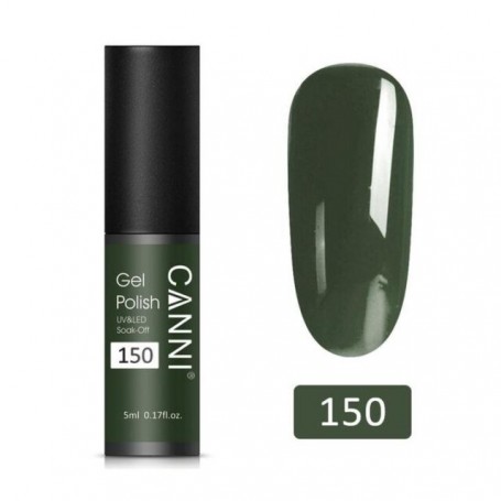 150 5ml Blackish Green Canni Mini gelinis nagų lakas