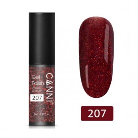 207 5ml Obsessed-red Canni Mini gelinis nagų lakas