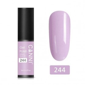 244 5ml Elegant Purple Canni Mini gelinis nagų lakas