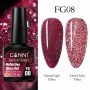 CANNI šviesą atspindintis gelinis lakas REFLECTIVE DISCO GEL 7.3ml FG08