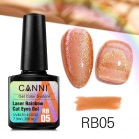 CANNI Laser Holographic Rainbow gel polish 7.3ml RB05