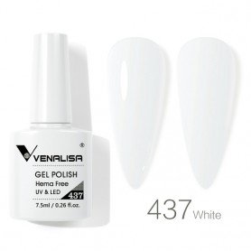 437 7.5ml VENALISA HEMA FREE гель лак белый