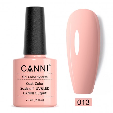 013 7.3ml Light Pink Canni gelinis nagų lakas