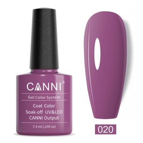 020 7.3ml Enchanted Purple Canni gelinis nagų lakas