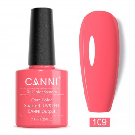 109 7.3ml Barbie Pink Canni gelinis nagų lakas
