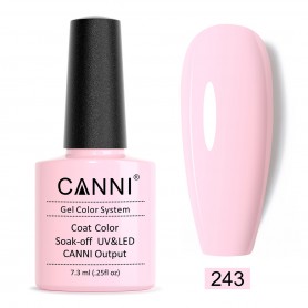 243 7.3ml Light Pink Canni gelinis nagų lakas