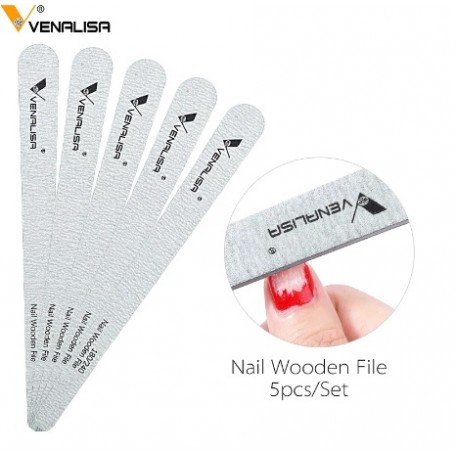 VENALISA180/240 set of 5 pieces.wooden nail file
