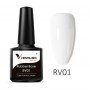 VENALISA RV01 kamuflāžas gumijas gēla lakas bāze dzidra balta, 7.5ml
