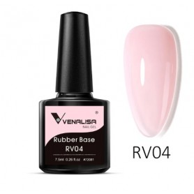 VENALISA RV04 База под гель-лак камуфляжная розовая, 7.5ml