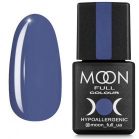 Gēla laka MOON FULL color Gel polish , 8 ml 652 pelēki zils
