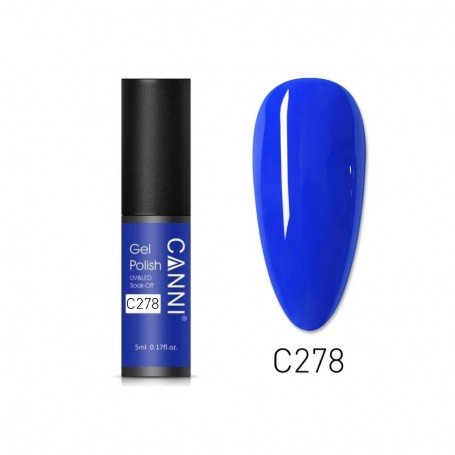 C278 NEON 5ml CANNI MINI Gelinis nagų lakas