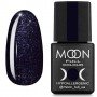 Gel polish MOON FULL color Gel polish , 8 ml 189 black glitter