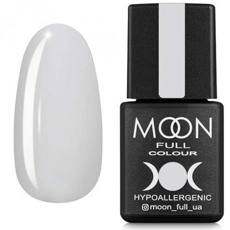 Гель-лак MOON FULL color Gel polish , 8 ml 201 белый полупрозрачный