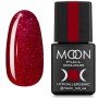 Гель-лак MOON FULL color Gel polish , 8 ml 221 вишневый с блестками