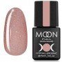 Gel polish MOON FULL color Gel polish , 8 ml 307 translucent peach with multicolor shimmer