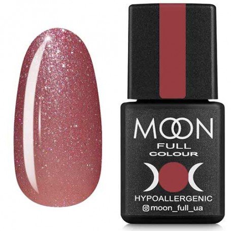 Gel polish MOON FULL color Gel polish , 8 ml 308 muted pink with shimmer