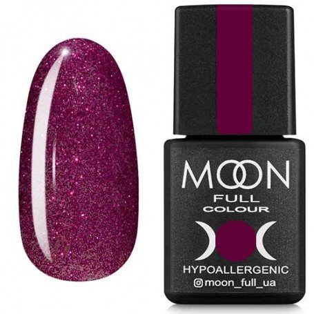 Гель-лак MOON FULL color Gel polish , 8 ml 310 бордово-розовый шиммерный