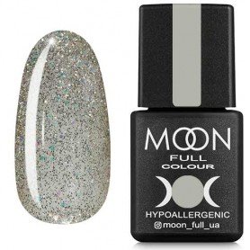 Гель-лак MOON FULL color Gel polish , 8 ml 313 белое золото шиммерный