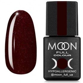 Гель-лак MOON FULL color Gel polish , 8 ml 317 шоколадно-вишневый с мелким шиммером