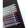 Gel polish MOON FULL color Gel polish , 8 ml 318 purple with silver shimmer