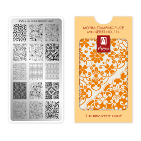 Moyra 114 The brightest light MINI  stamping plate