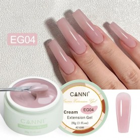 Nagu pieaudzēšanas želeja CANNI Cream Extension Gel 28g EG04