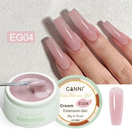 Гель для наращивания ногтей CANNI Cream Extension Gel 28g EG04