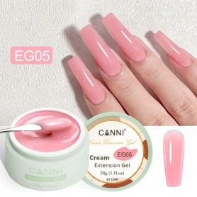 Nagu pieaudzēšanas želeja CANNI Cream Extension Gel 28g EG05