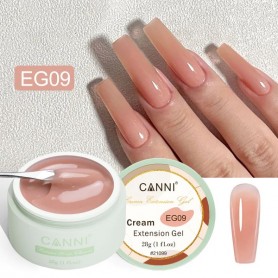 Nagu pieaudzēšanas želeja CANNI Cream Extension Gel 28g EG09