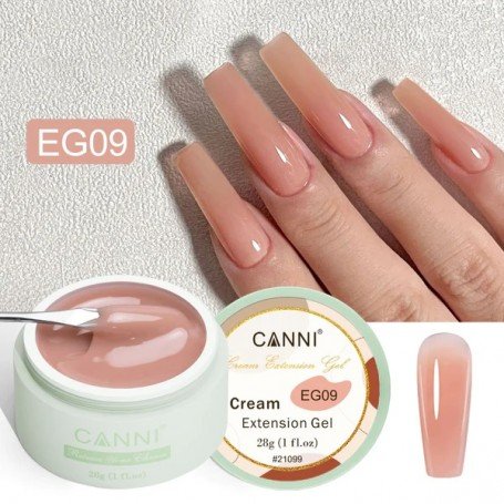 Гель для наращивания ногтей CANNI Cream Extension Gel 28g EG09