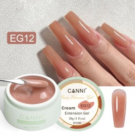 Гель для наращивания ногтей CANNI Cream Extension Gel 28g EG12