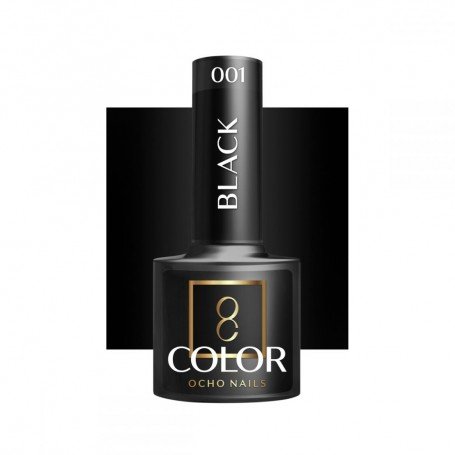 Black 002, Ocho Nails 5g Gel polish