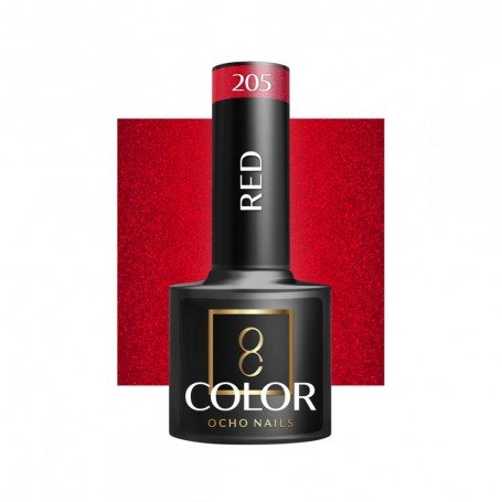 red 205 Ocho Nails 5g Gel polish