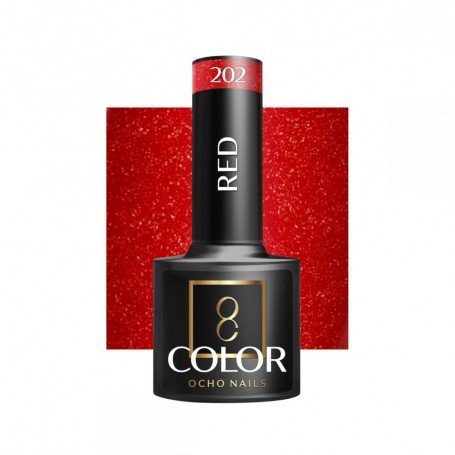 red 202 Ocho Nails 5g Gel polish