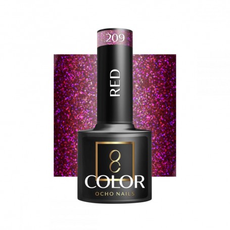 red 209 Ocho Nails 5g Gel polish