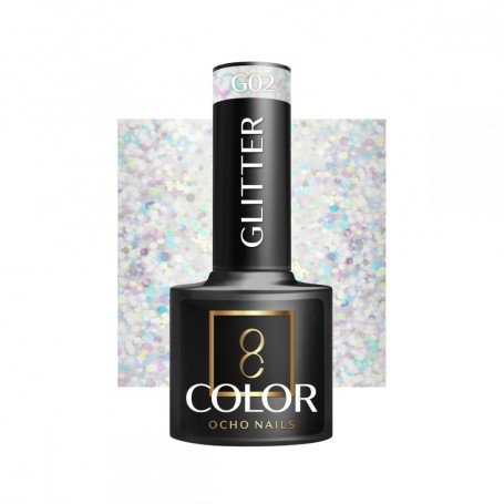 glitter G02 Ocho Nails 5g Geellakk