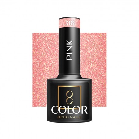 pink 318 Ocho Nails 5g Gel polish