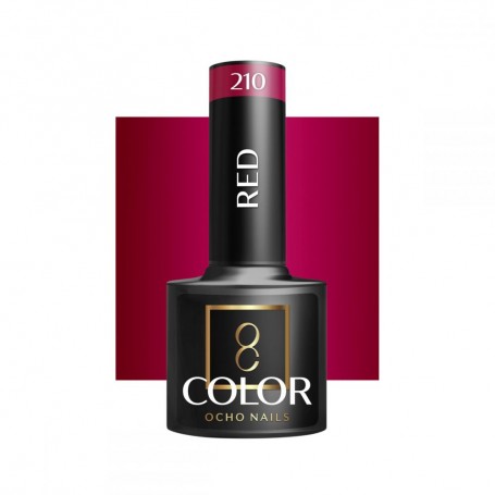 red 210  Ocho Nails 5g Gel polish