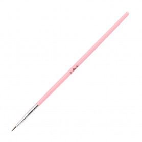 Decorating brush 0, pink, plastic, bristle length 11mm