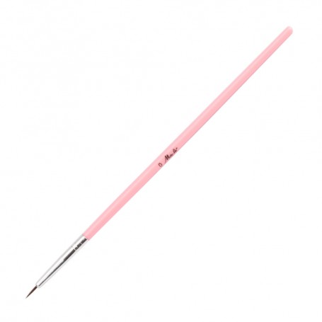 Decorating brush 0, pink, plastic, bristle length 11mm