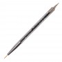 Nail art brush, 2in1 tool, black, bristle length 10mm