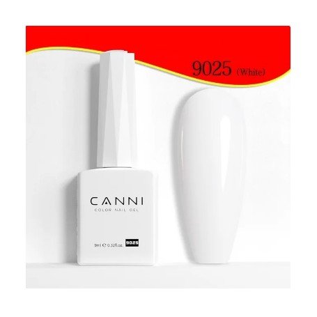 9025 9ml CANNI geel-küünelakk Pure White