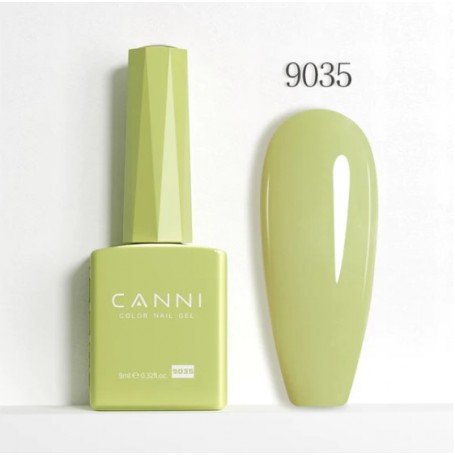 9035 9ml CANNI geel-küünelakk Pastel Lime Green