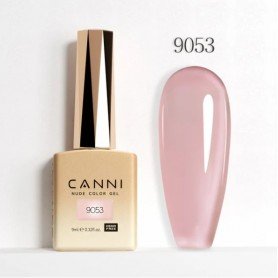 9053 9ml  CANNI geel-küünelakk PINK TRANSPARENT