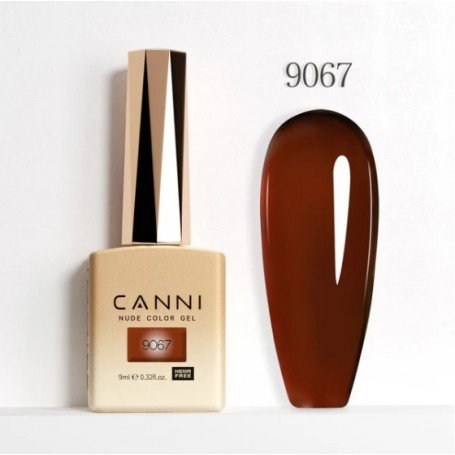 9067 9ml CANNI gelinis nagų lakas TRANSPARENT