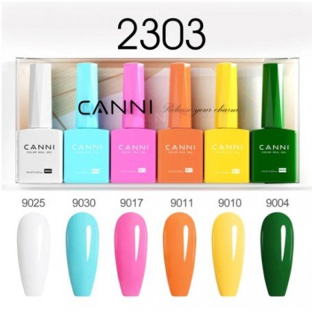 9ml CANNI 6 värvi komplekt 2303