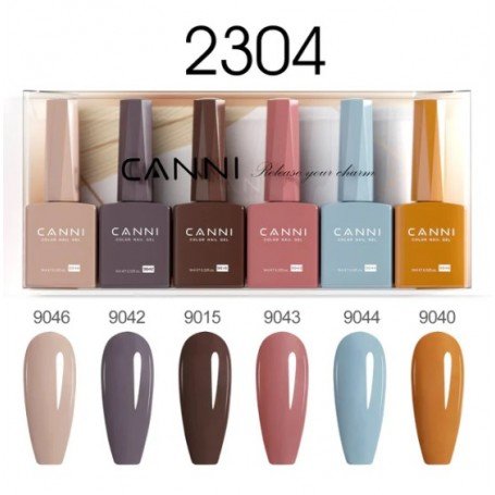 9ml CANNI 6 värvi komplekt 2304