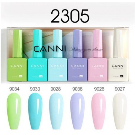 9ml CANNI 6 värvi komplekt 2305